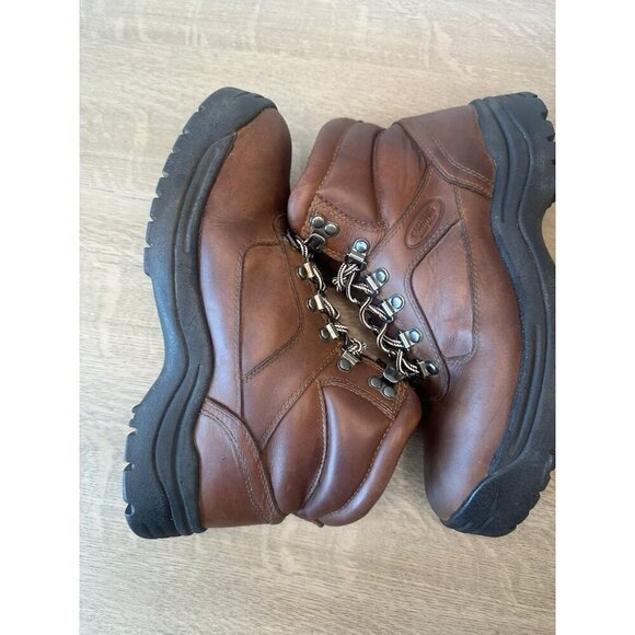 Northeast Outfitters Men's Sz 10 Hiking Boot Brown Leather Rugged Waterproof - Picture 5 of 10